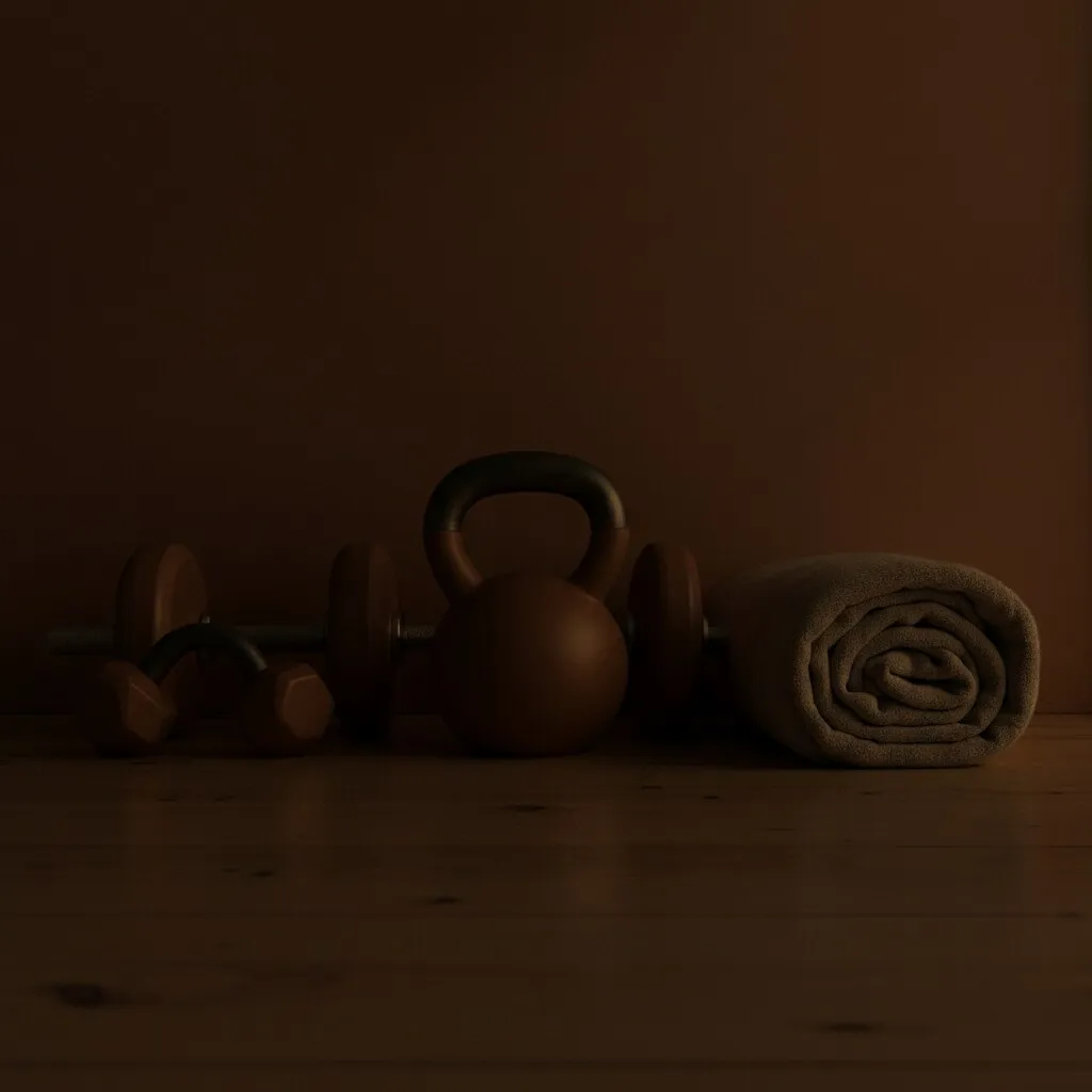 detail van het trainingsmateriaal in warme tinten